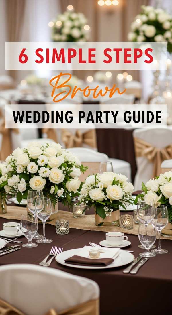 Plan Your Brown Wedding Party In 6 Steps 69f0ccf522f61