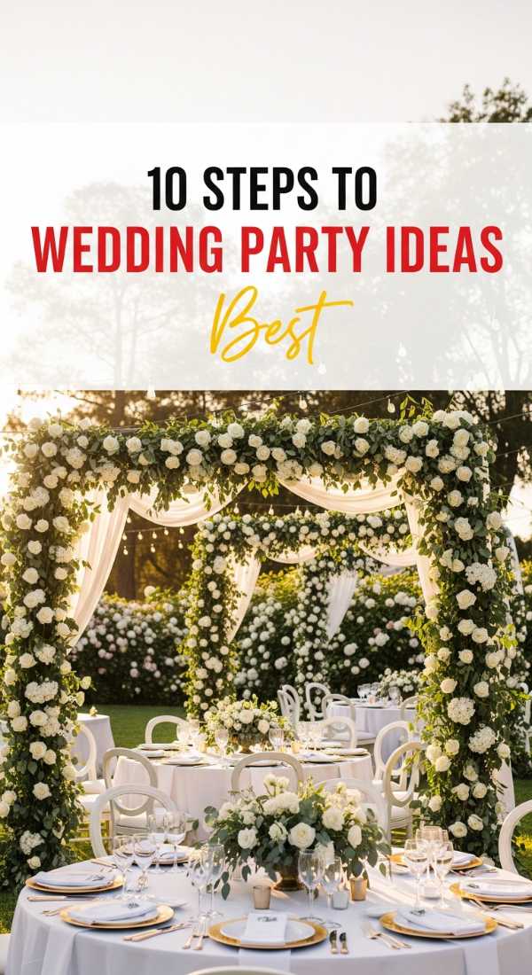 Plan Your Dream Wedding Party In 10 Actionable Steps 69eb99876929c