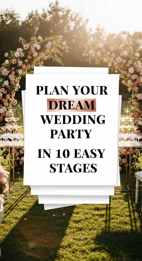 Plan Your Dream Wedding Party In 10 Easy Stages 69e60f4889482
