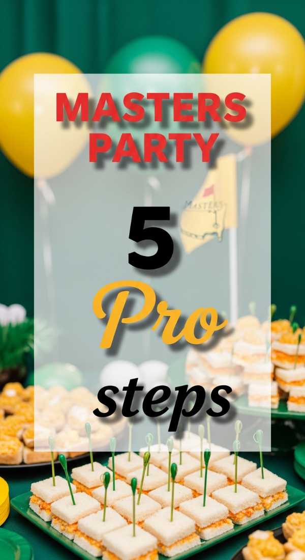 Plan Your Masters Party In 5 Pro Steps 69ecac86e6c29