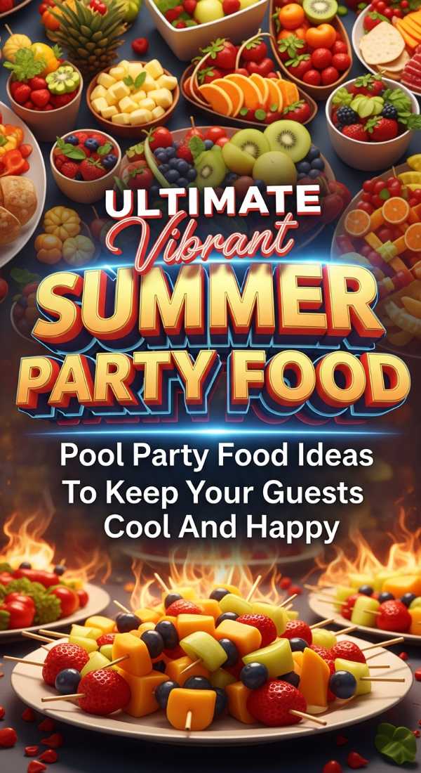 Pool Party Snacks For A Sizzling Summer 69e5fe85751c2