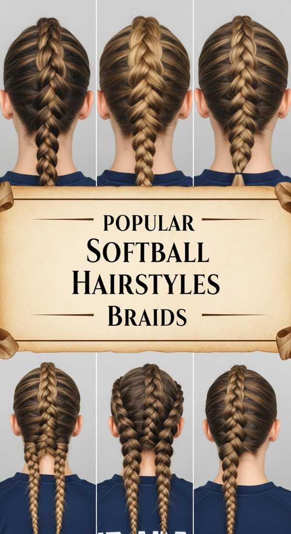 Popular Softball Hairstyles Braids 69f33cb616e13