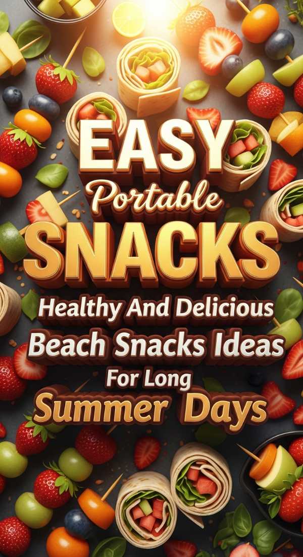 Portable Beach Snacks Ideas For Summer 69edb5c2680ab