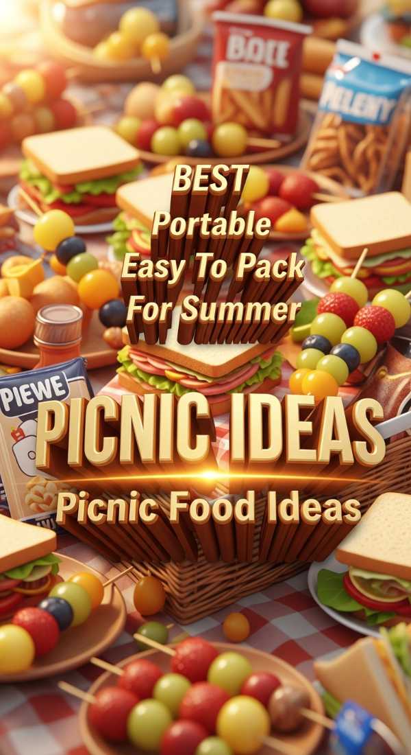 Portable Picnic Food Ideas For Summer 69ec98595cbe0