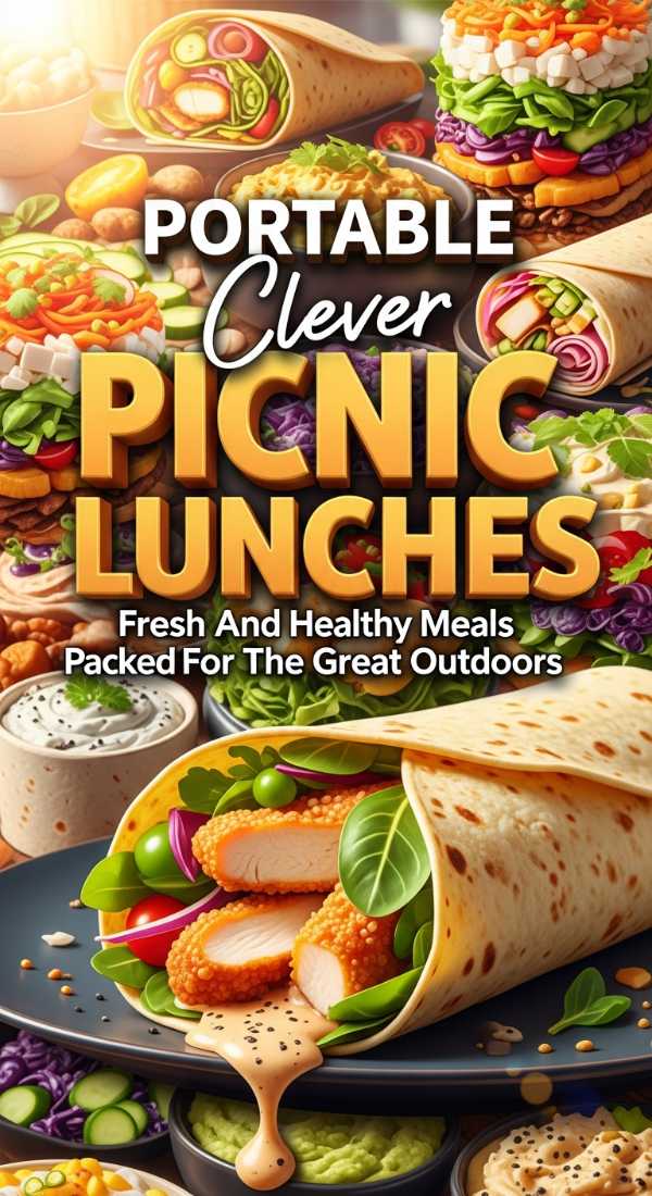 Portable Picnic Mason Jar Lunches