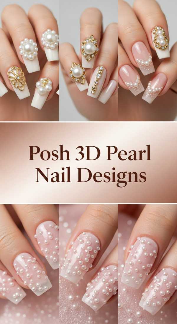 Posh 3d Pearl Nail Designs 69eb72626a8c1