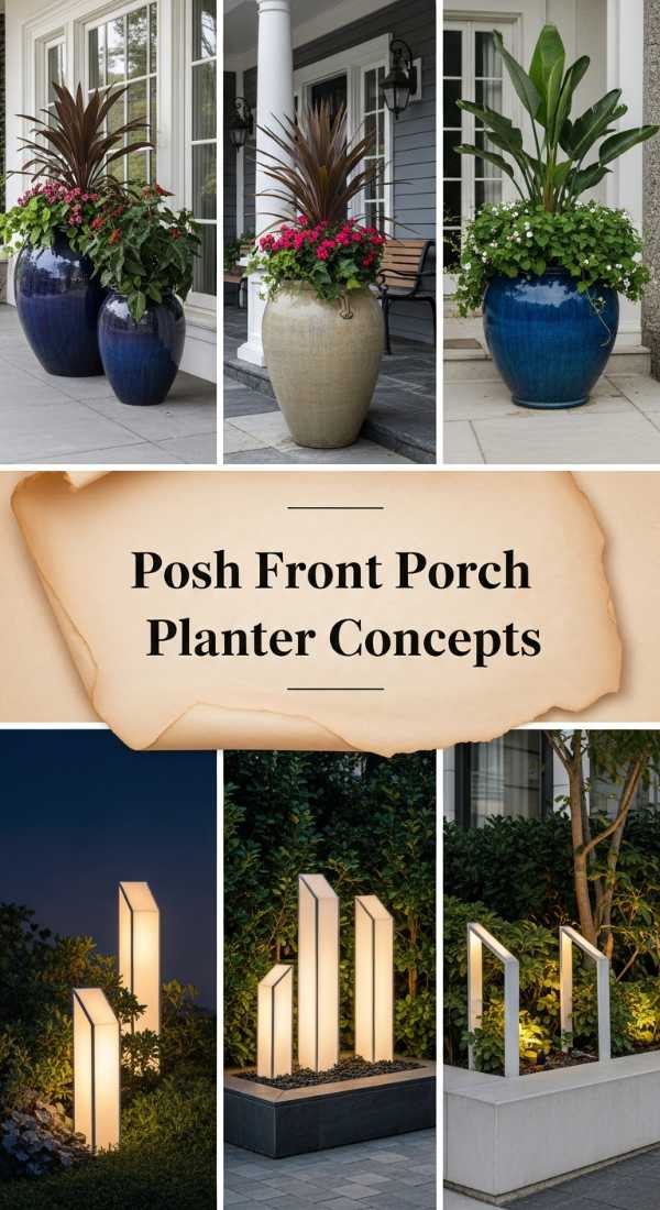 Posh Front Porch Planter Concepts 69efa26fe6105