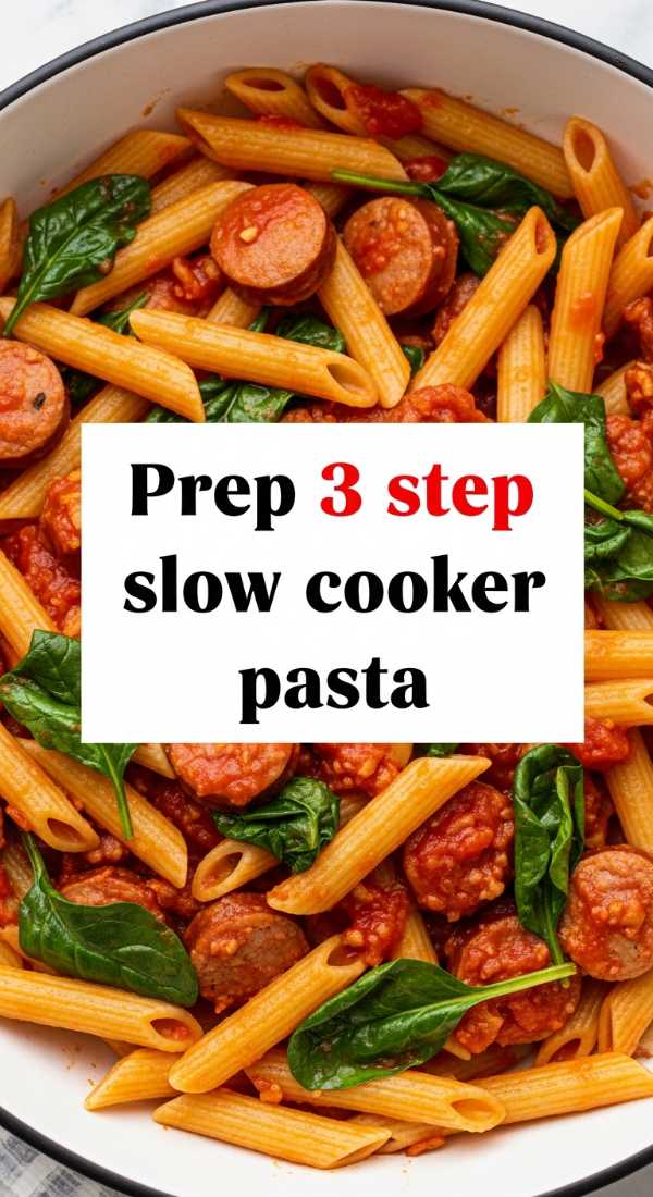 Prep 3 Step Slow Cooker Pasta 69de7f1361919