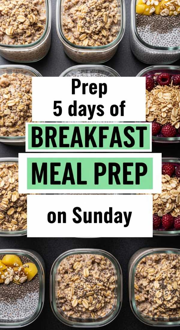Prep 5 Days Of Breakfast Meal Prep On Sunday 69f05aa165129