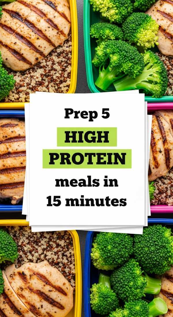 Prep 5 High Protein Meals In 15 Minutes 69e85579064df