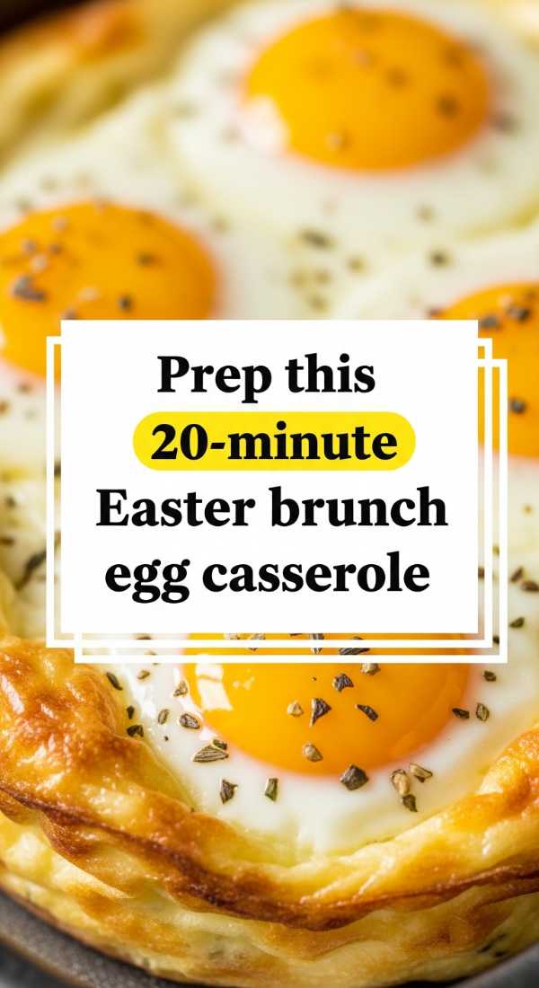 Prep This 20 Minute Easter Brunch Egg Casserole 69e20d29cc462