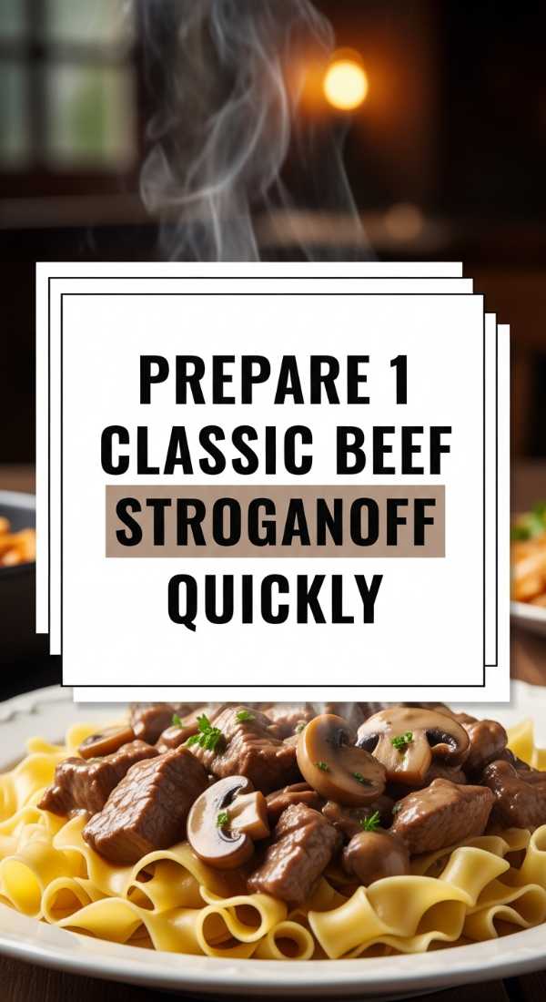 Prepare 1 Classic Beef Stroganoff Quickly 69edfa94106ba