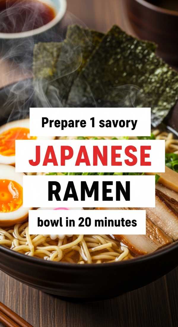 Prepare 1 Savory Japanese Ramen Bowl In 20 Minutes 69eb7fd2ec592