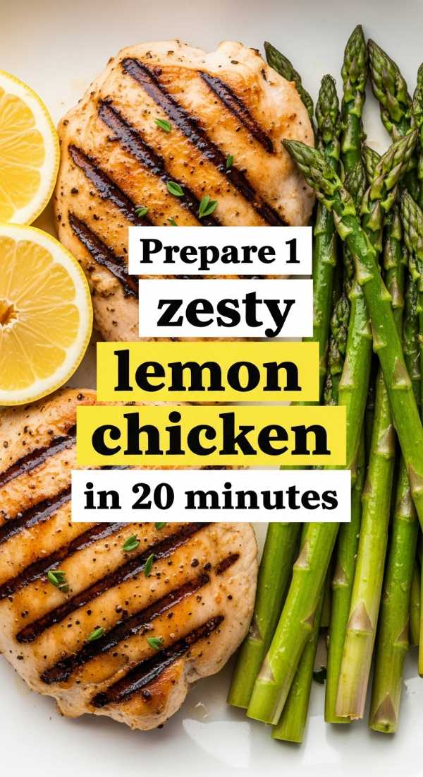 Prepare 1 Zesty Lemon Chicken In 20 Minutes 69e9b6dd184be