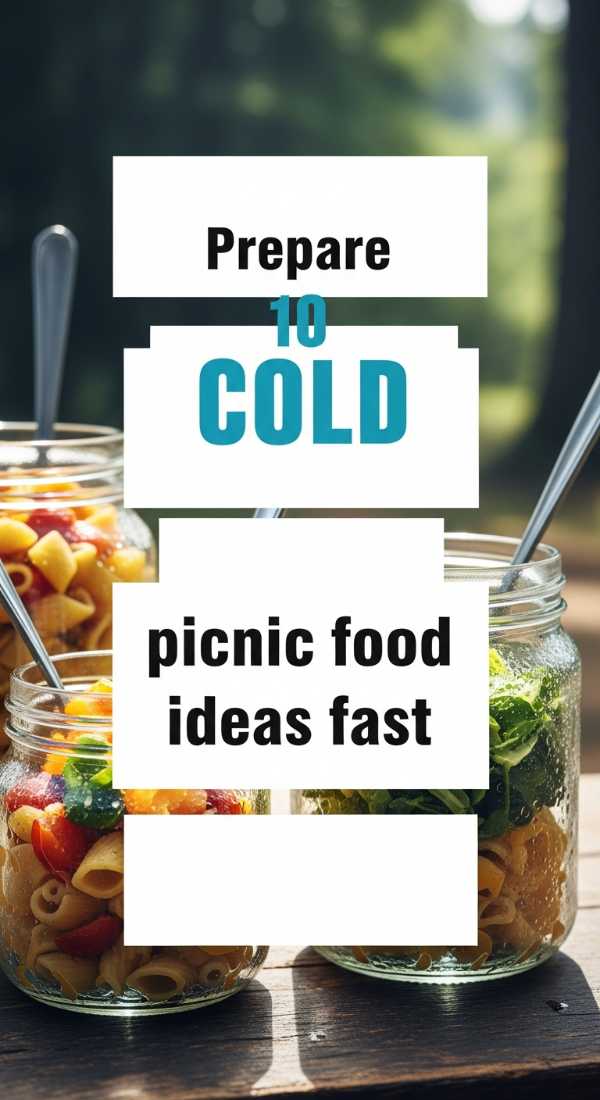 Prepare 10 Cold Picnic Food Ideas Fast 69e46e509b851