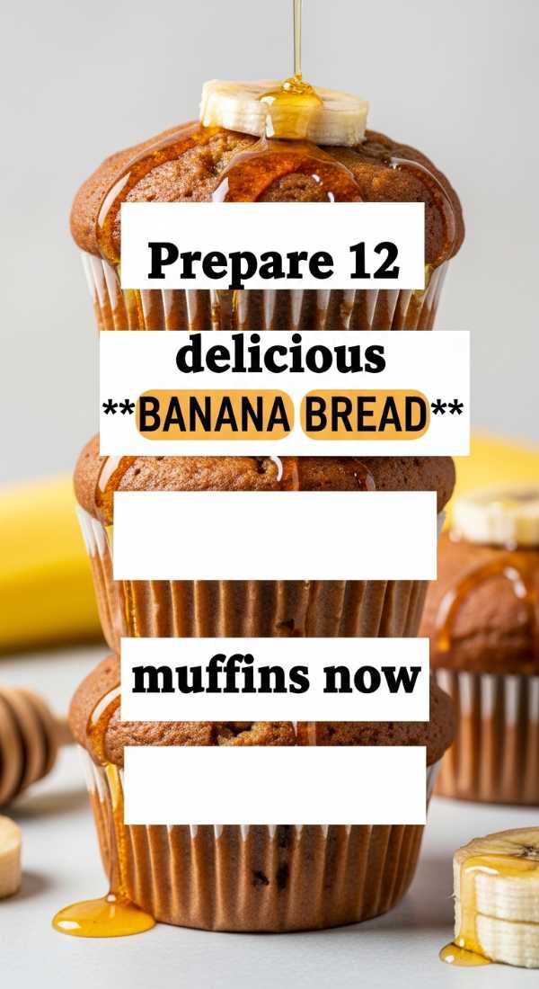 Prepare 12 Delicious Banana Bread Muffins Now 69e46e479ba67