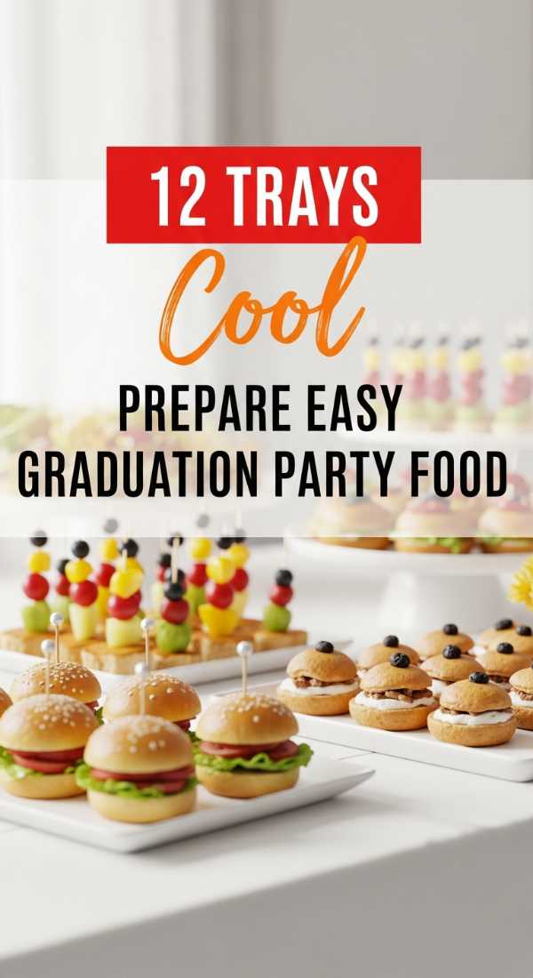 Prepare 12 Easy Graduation Party Food Trays 69e605c5a015f
