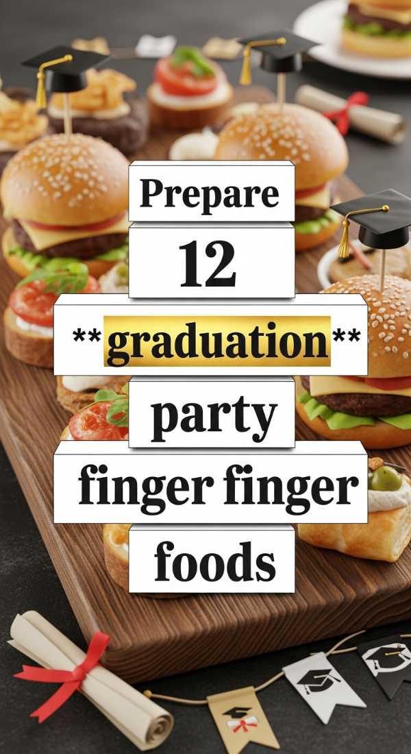 Prepare 12 Graduation Party Finger Foods 69e5d84f39e8a
