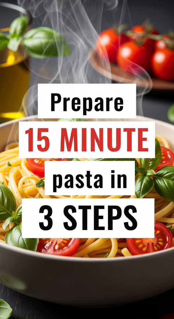 Prepare 15 Minute Pasta In 3 Steps 69e21f08731a3