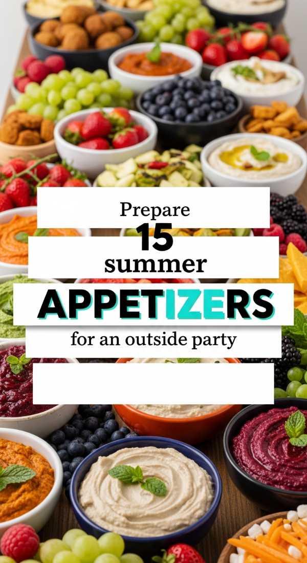 Prepare 15 Summer Appetizers For An Outside Party 69e60f50b1e4c