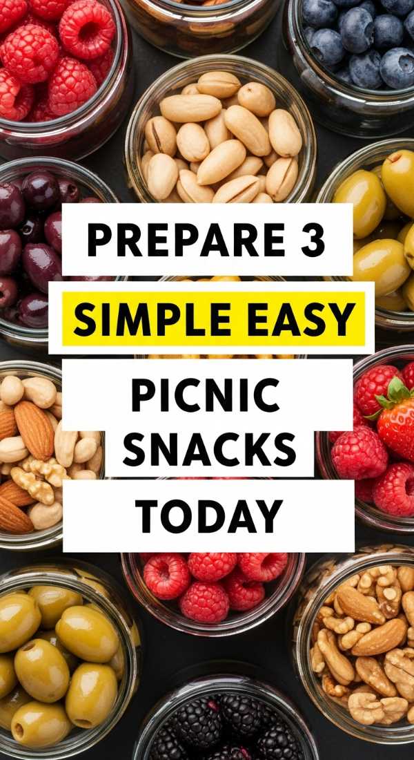 Prepare 3 Simple Easy Picnic Snacks Today 69e855813db2d