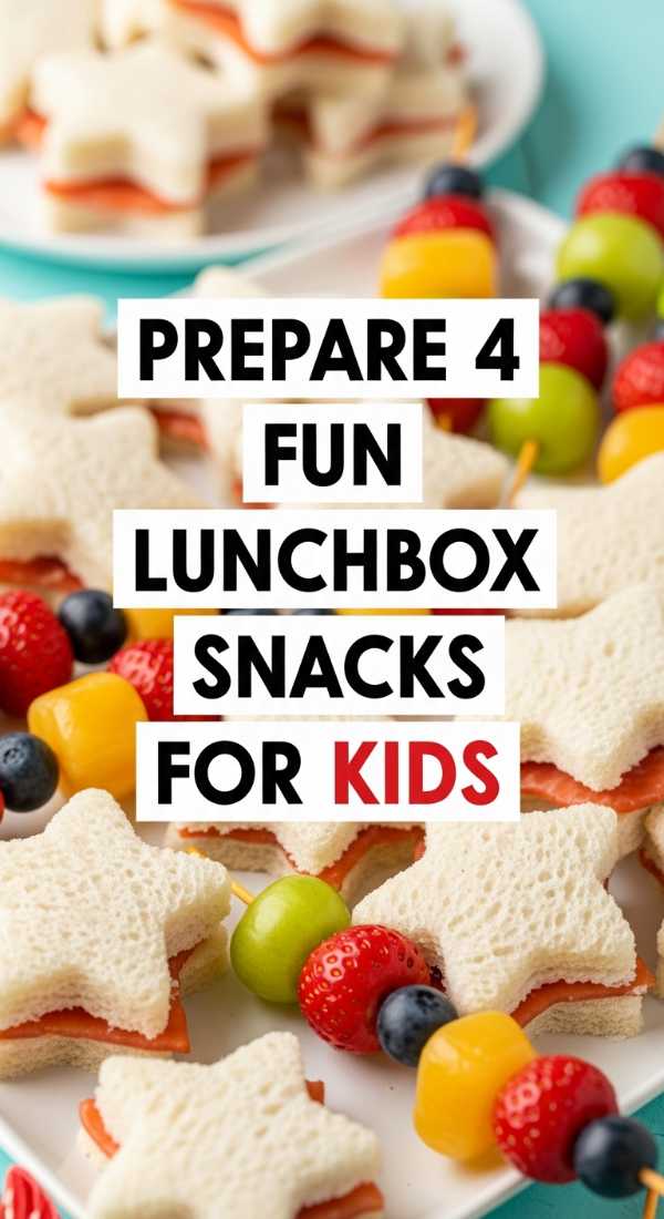 Prepare 4 Fun Lunchbox Snacks For Kids 69ec86f1c8649