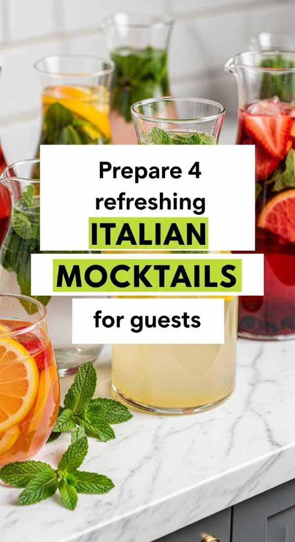 Prepare 4 Refreshing Italian Mocktails For Guests 69eb9615554dc