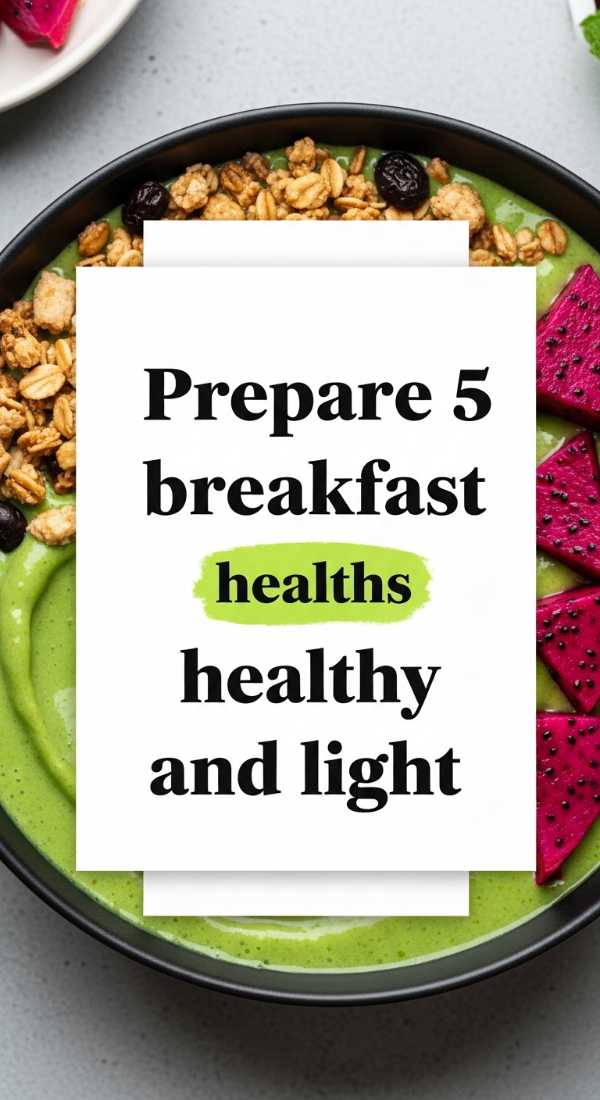 Prepare 5 Breakfast Ideas Healthy And Light 69e9b6d0b0484