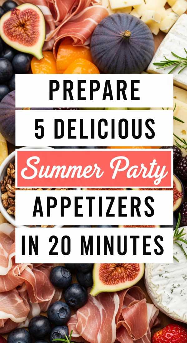 Prepare 5 Delicious Summer Party Appetizers In 20 Minutes 69e32c4e93d8e