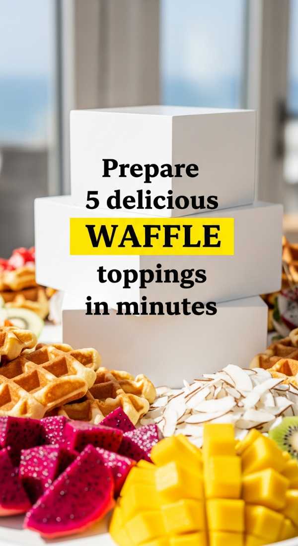 Prepare 5 Delicious Waffle Toppings In Minutes 69e9fe74c63a7