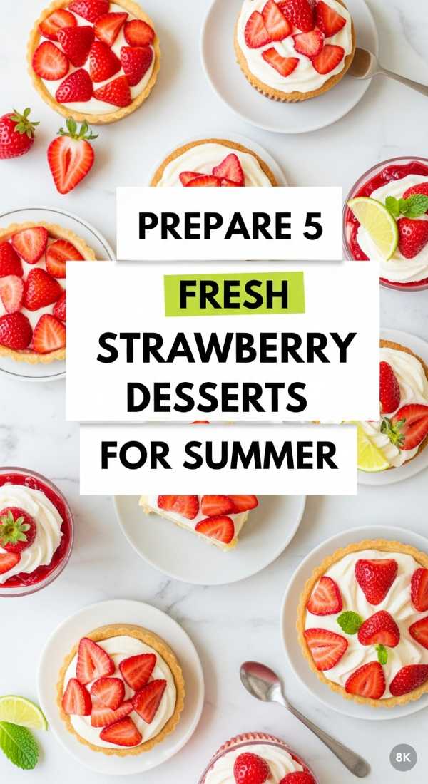 Prepare 5 Fresh Strawberry Desserts For Summer 69edfa9ac51cf
