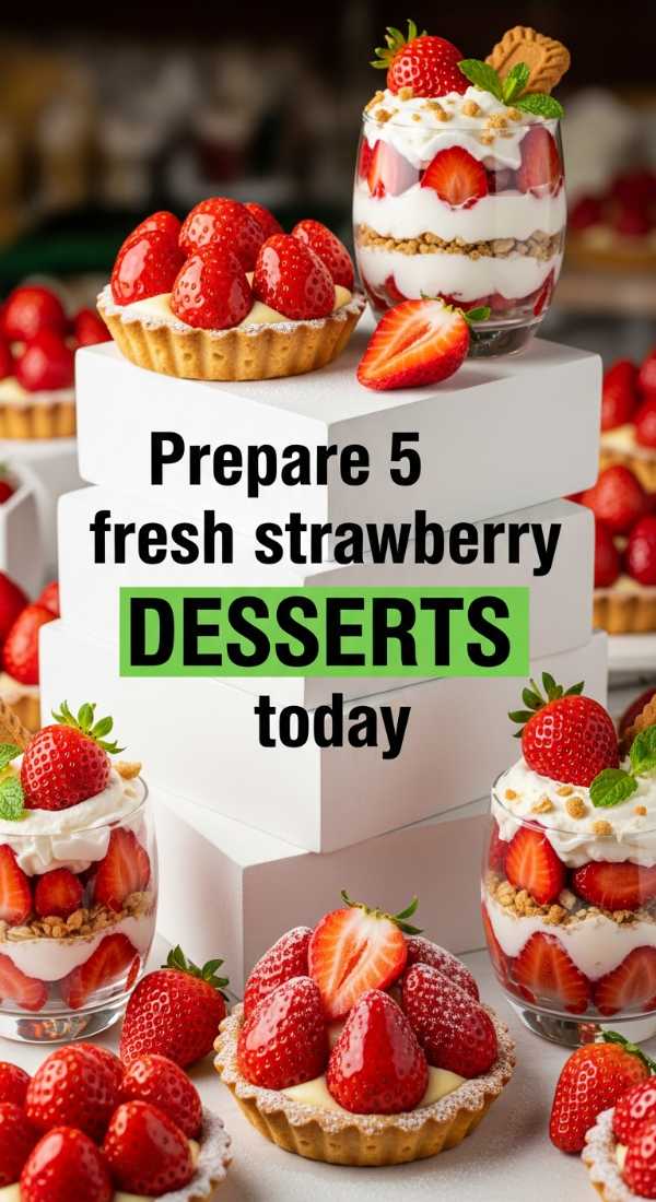 Prepare 5 Fresh Strawberry Desserts Today 69edfa977ecd8