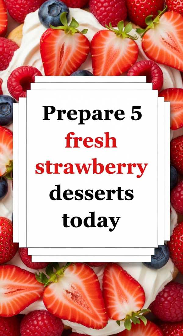 Prepare 5 Fresh Strawberry Desserts Today 69f05abe8eb47