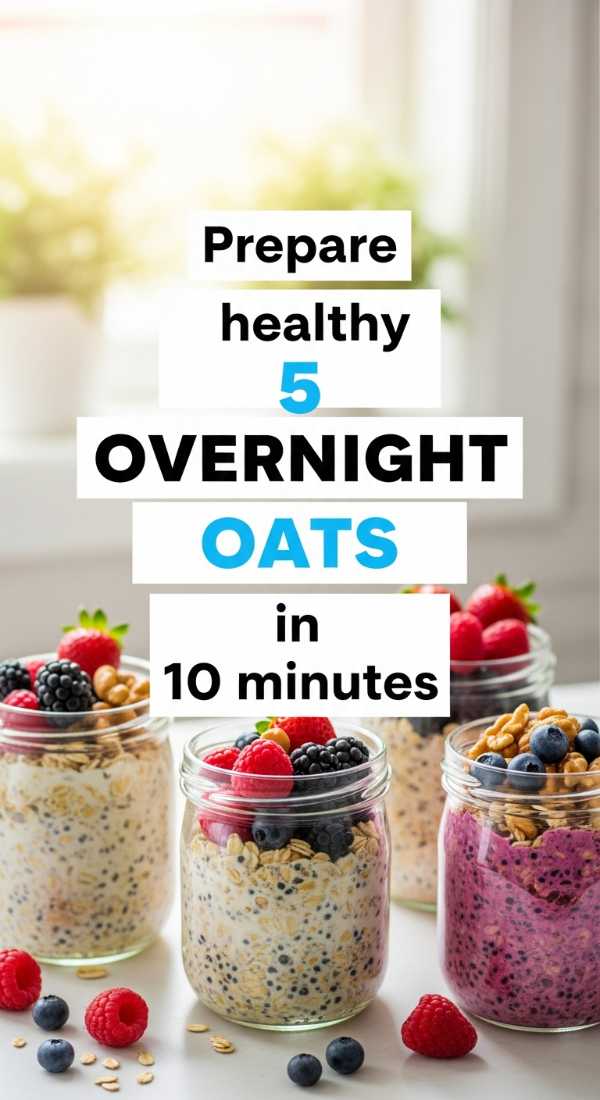 Prepare 5 Healthy Overnight Oats In 10 Minutes 69e5d12f825c0