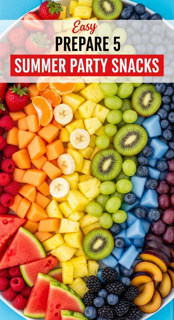 Prepare 5 Healthy Summer Party Snacks For Kids 69eb9987dd742