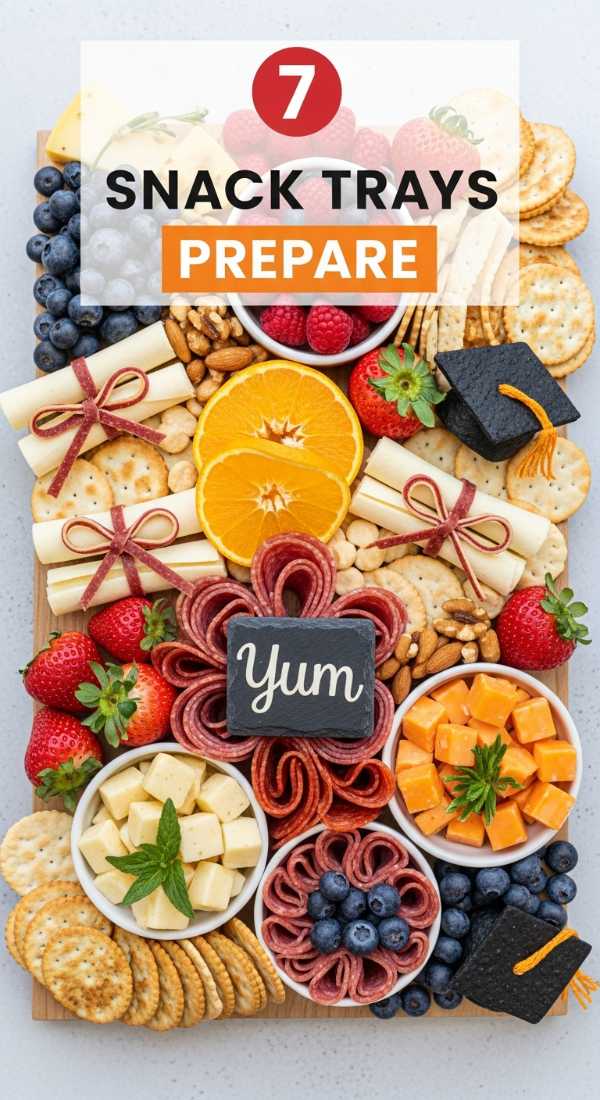 Prepare 7 Graduation Party Snack Trays For Your Guests 69efa7a95d57a