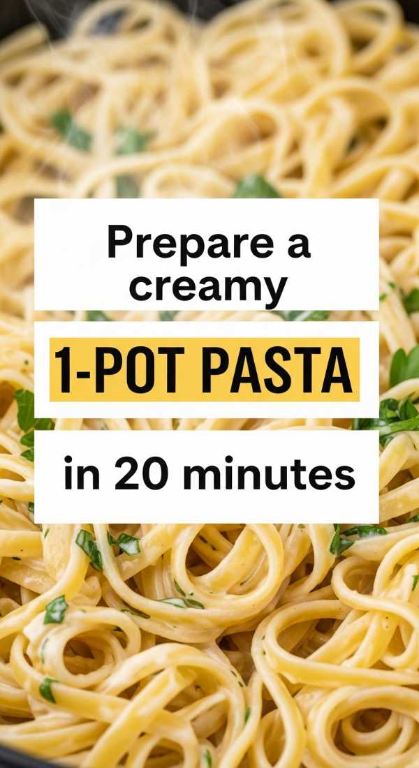 Prepare A Creamy 1 Pot Pasta In 20 Minutes 69e46e4475e32