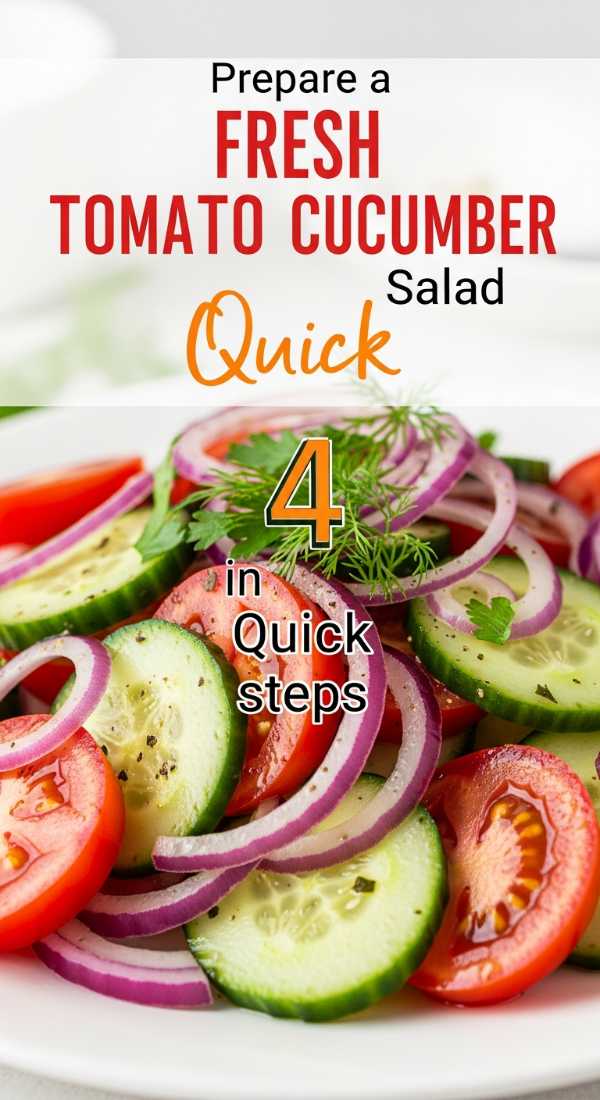 Prepare A Fresh Tomato Cucumber Salad In 4 Minutes 69f05ad64c39b