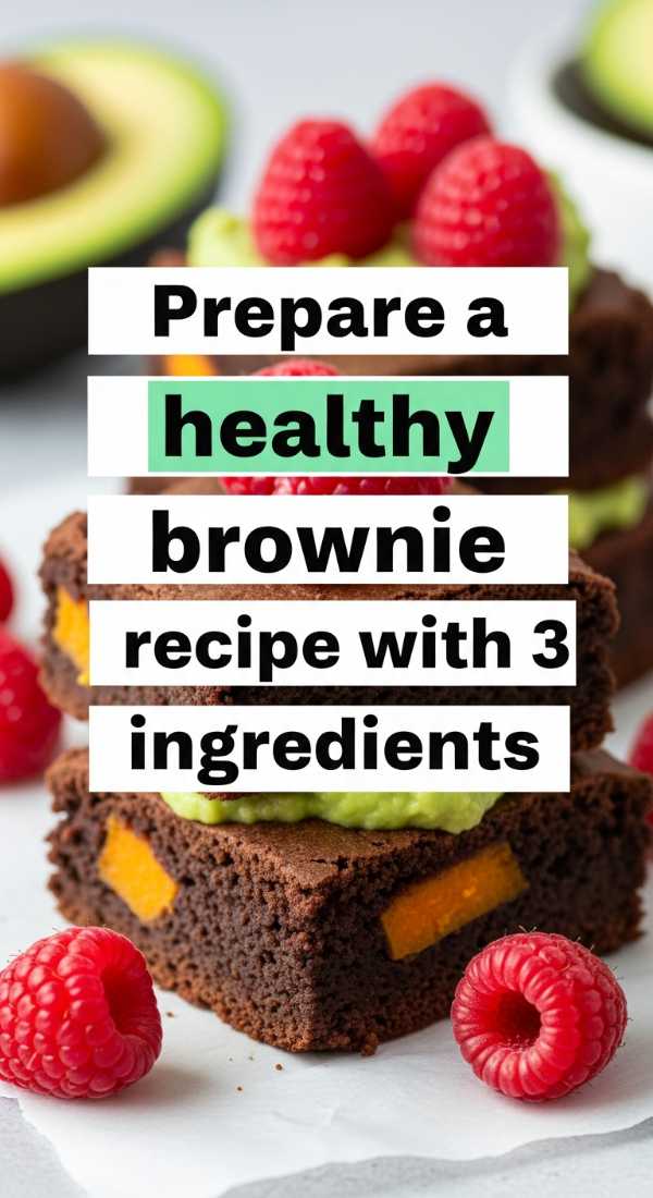 Prepare A Healthy Brownie Recipe With 3 Ingredients 69f196fb11b6d