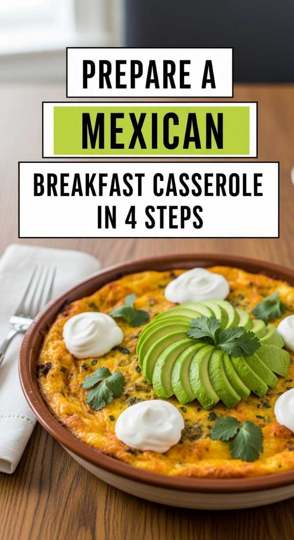 Prepare A Mexican Breakfast Casserole In 4 Steps 69e5d85dc9f0b