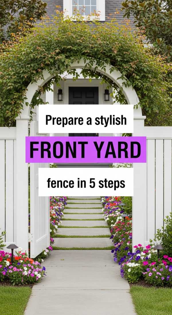 Prepare A Stylish Front Yard Fence In 5 Steps 69ee5bc877e64