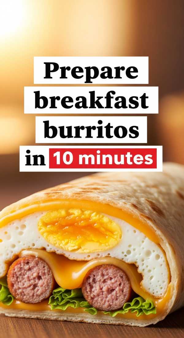 Prepare Breakfast Burritos In 10 Minutes 69f1970143eeb