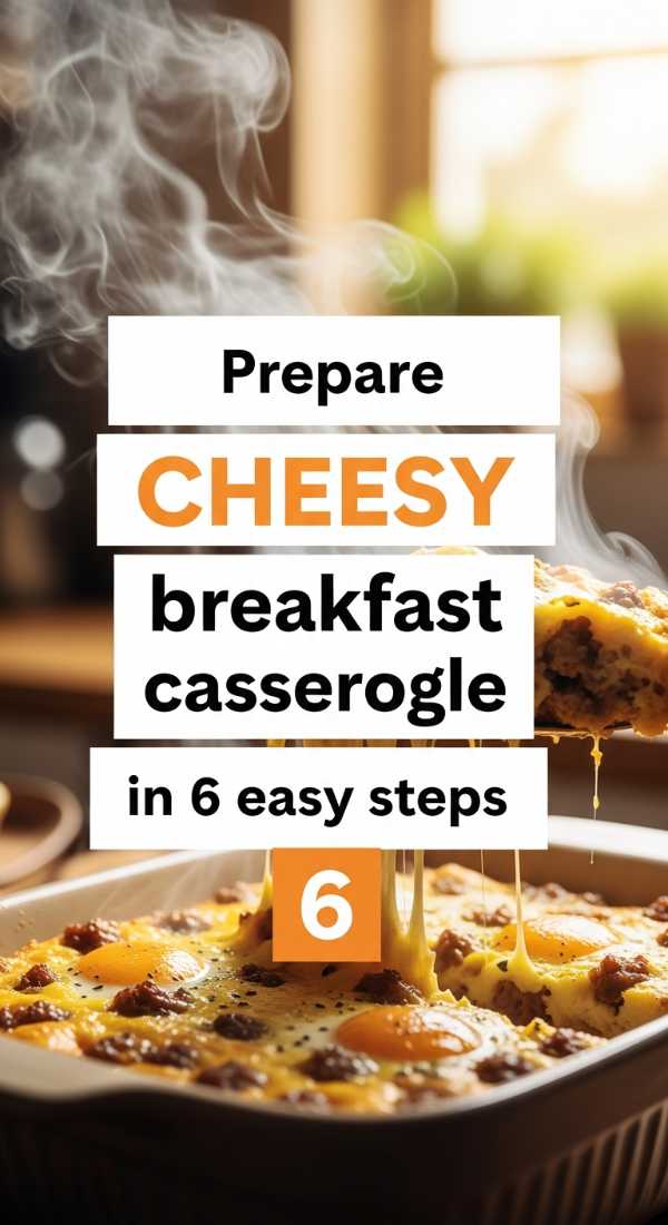 Prepare Cheesy Breakfast Casserole In 6 Easy Steps 69e9b56839a96