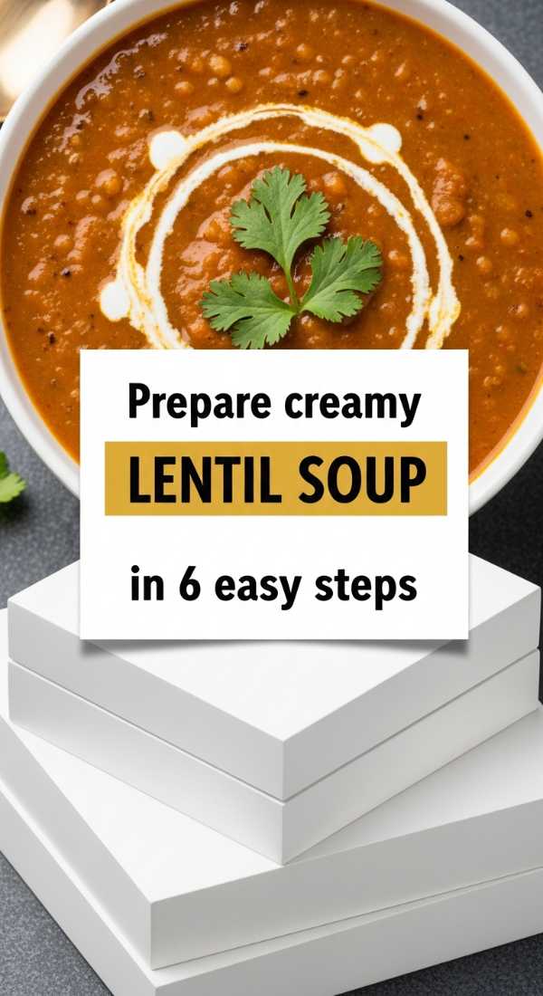Prepare Creamy Lentil Soup In 6 Easy Steps 69edf40bc1a85
