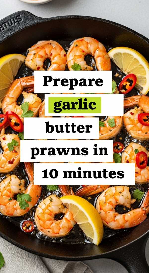 Prepare Garlic Butter Prawns In 10 Minutes 69e853d36b3b6