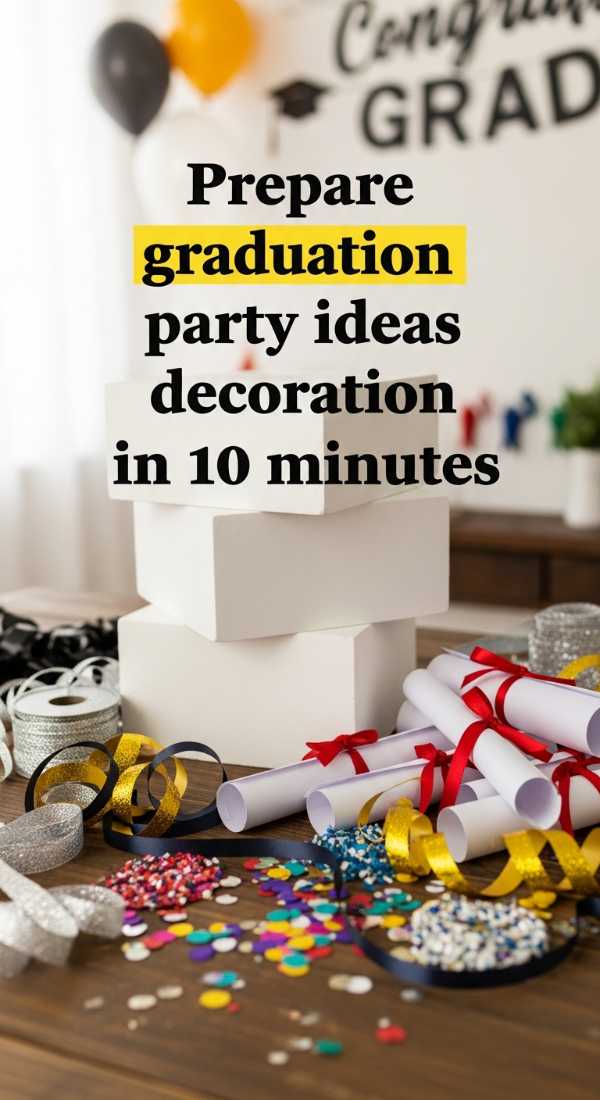 Prepare Graduation Party Ideas Decoration In 10 Minutes 69efae46af870
