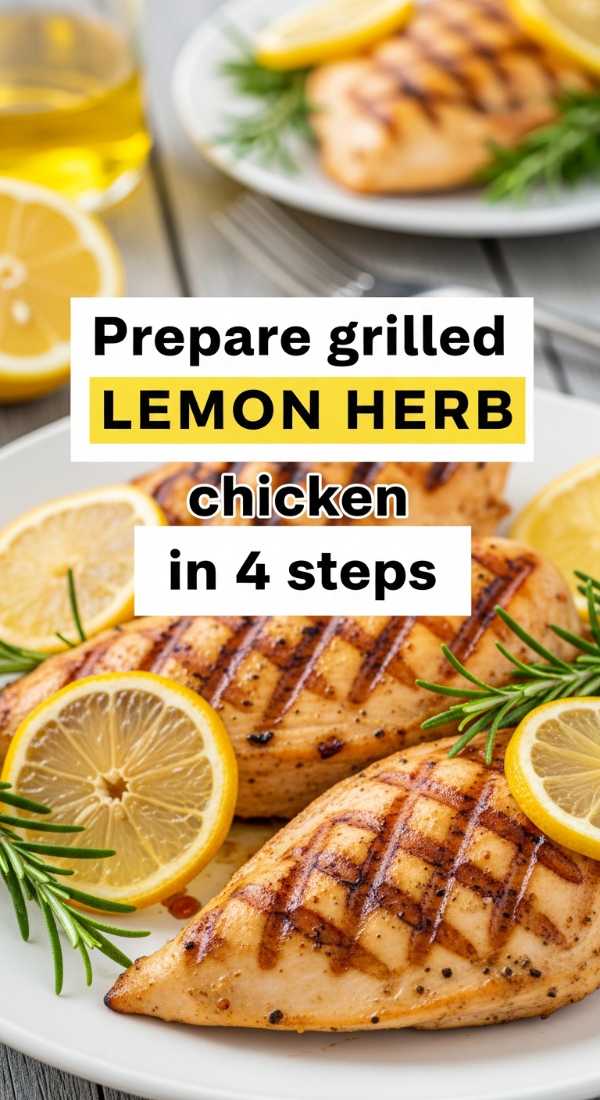 Prepare Grilled Lemon Herb Chicken In 4 Steps 69e70ad72e6bd