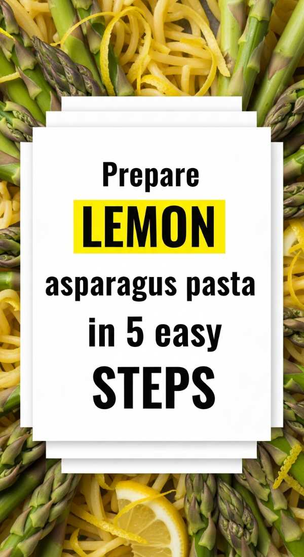 Prepare Lemon Asparagus Pasta In 5 Easy Steps 69e70adad229a