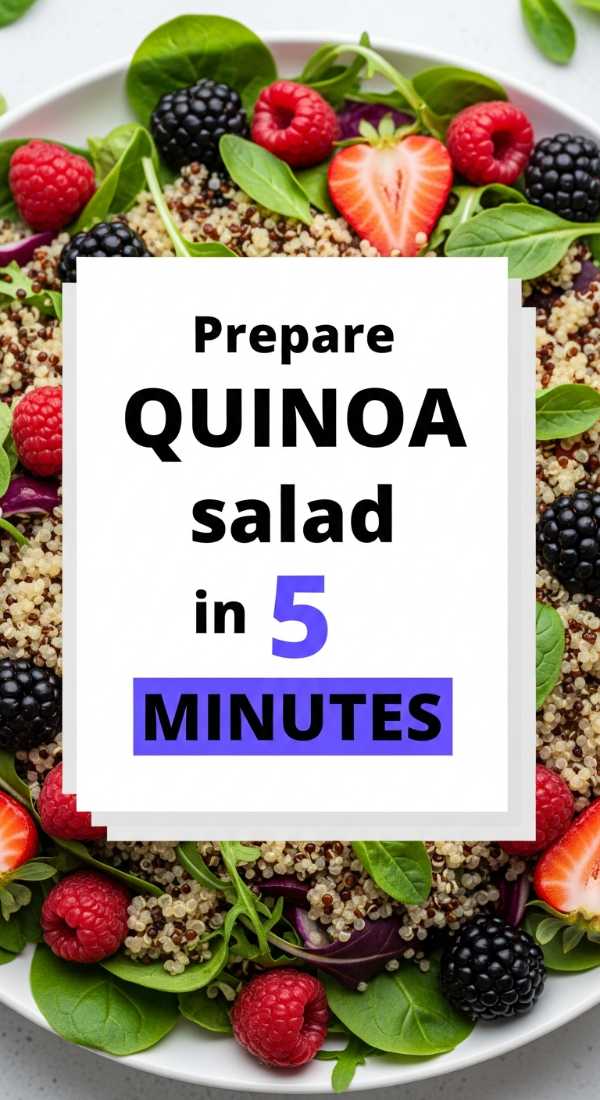 Prepare Quinoa Berry Salad In 5 Minutes 69e70ada5e53d