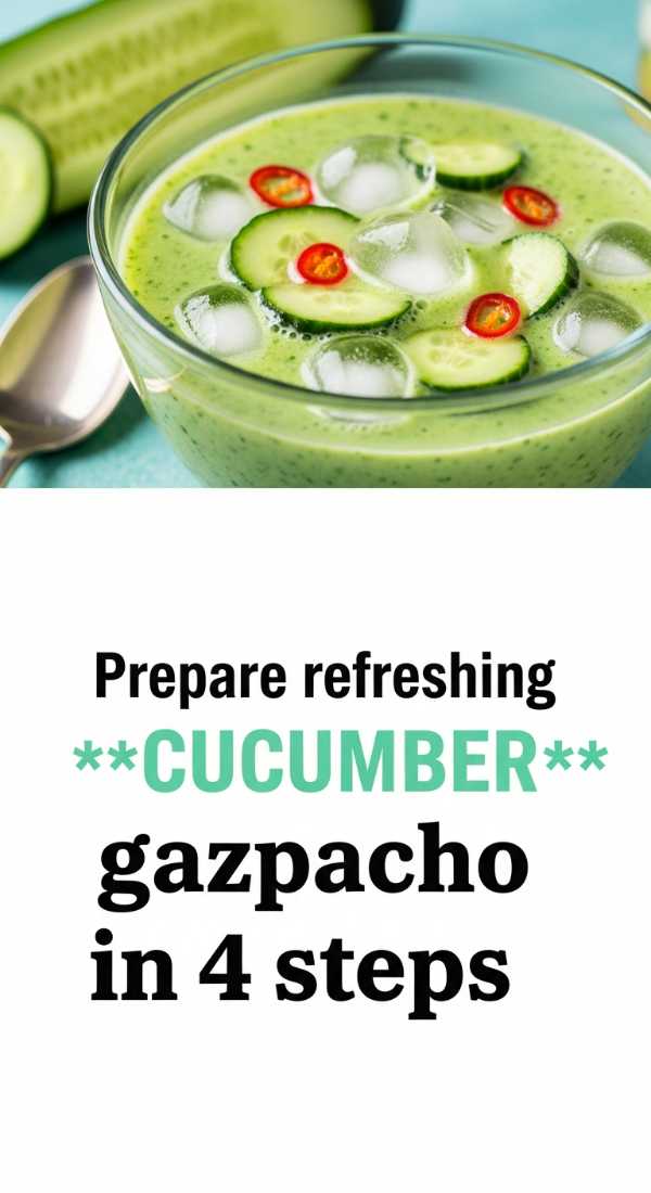 Prepare Refreshing Cucumber Gazpacho In 4 Steps 69eb7fce2f6fb